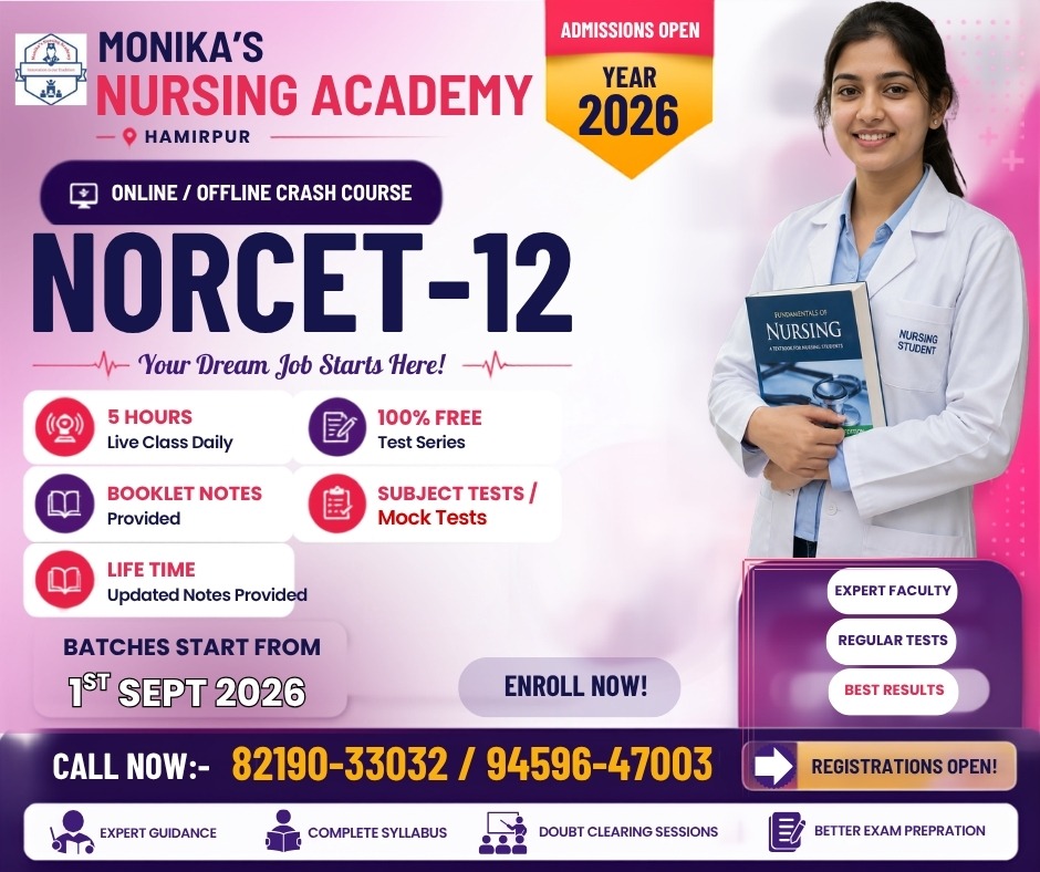 NORCET 12 - Online